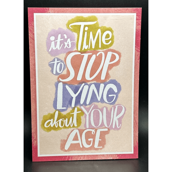 Getting Old Birthday Greeting Card w/Envelope