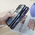 thumbnail image 5 of Compatible with iPhone 14 Pro Max Case Luxury Shiny Plating Cute 3D Love Heart Pattern Glitter Cover Shockproof Camera Protection Bling Case for iPhone 14 Pro Max Women Girls-Black, 5 of 13
