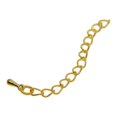 thumbnail image 3 of Cadena de Extensores Zulema 20 piezas Aleación DIY Oro, 3 of 8