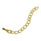 thumbnail image 3 of Cadena de Extensores de collar 20 Sets Colgantes Tobilleras Cadena Extensor para Fabricación de Joyas, 3 of 9