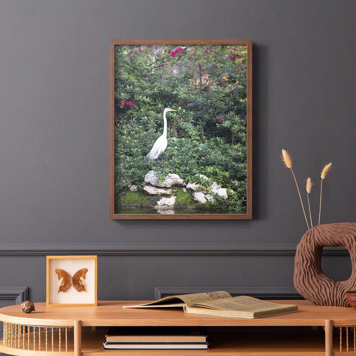 Matisse MDCCCXXI Framed Print in Brown Solid Wood 16 x 20 Framed Print