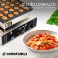 thumbnail image 2 of Maquina Eléctrica Industrial Comercial Mini Hotcakes Pancake Color Blanco SelectShop EL4C6, 2 of 4