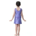 thumbnail image 3 of Muslim Islamic Girl Modest Polka Dot Sleeveless Swimsuit for Seaside Pool (Purple) 90cm D01, 3 of 5