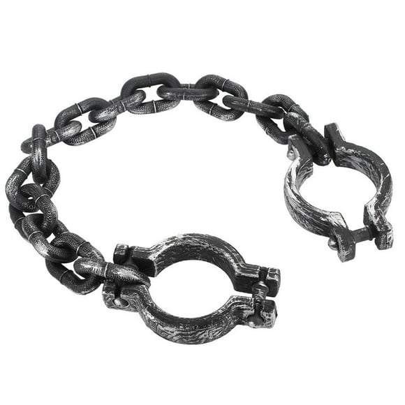 Halloween Prop Plastic Wrist Shackles Prison Handcuffs Costume Party Trick Prop