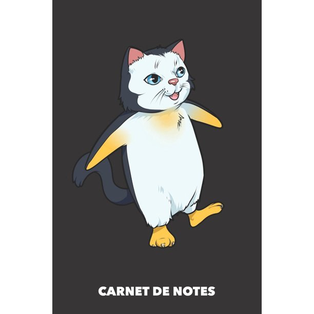 Carnet De Notes Pingouin Chat A5 Pointille Grille De Points 1 Pages Pour Proprietaires De Chats Paperback Walmart Com