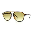 thumbnail image 5 of Thin Plastic Racer Boyfriend Retro Fashion Light Sunglasses Tortoise - Brown, 5 of 8