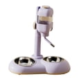 thumbnail image 3 of Dispensador de agua para mascotas, cuenco para perros, comedero multifuncional para mascotas, bebedero automático para conejos, hámsteres y gatitos. violeta, 3 of 9