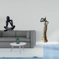 thumbnail image 2 of Figura de escritorio,Escultura abstracta de pensador para decoración de oficina y hogar.,Figura de escritorio,Artesanía de escritorio con figuras africanas coleccionables,Estatua de dama, 2 of 8