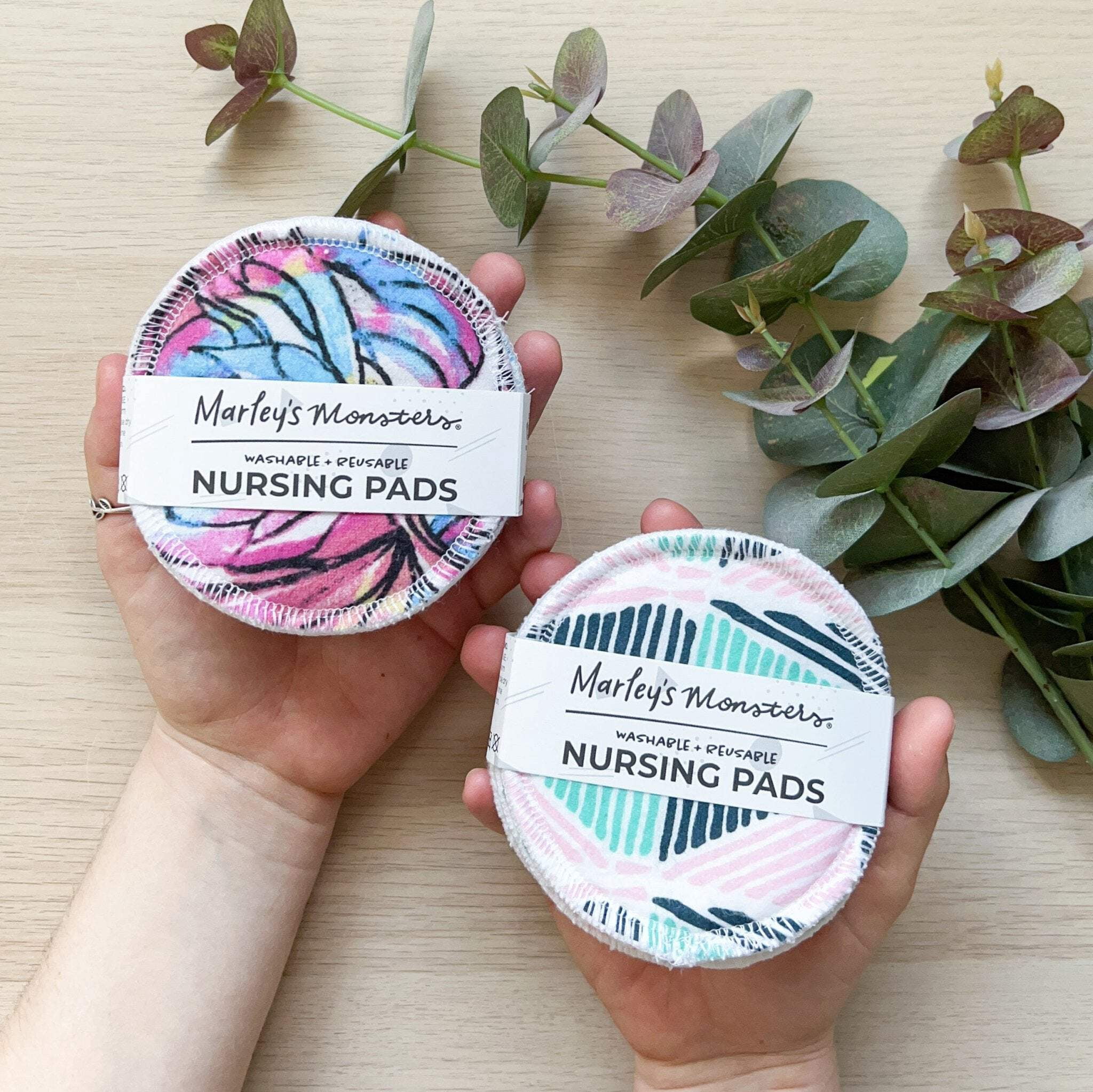 Reusable Nursing Pads: 6 Pairs