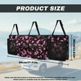 thumbnail image 6 of KUIFORTI Car Trunk Organizers for Women Small SUV Trunk Organizers and Storage, Portable Car Accessories with 4 Pockets, Leave Room for Buying and Shopping, Cherry Blossom Pink, 6 of 6