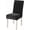 Black, variant on Velvet Dining Chair Covers Set of 2 4 6 8 Stretch Thick Parson Chair Slipcovers Soft Chair Protector Covers Slipcover Chair Covers for Hotel Ceremony -Navy Blue-4 PCS