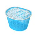 thumbnail image 1 of Portabicicletas, contenedor duradero para artículos diversos, cesta delantera desmontable para bicicleta, manillar, cesta para bicicleta plegable al azul, 1 of 8