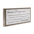 thumbnail image 2 of Stupell Industries Shabby Chic Love You Most Sentiments Brown Floating Frame Canvas Art, 31 x 14, by Lil' Rue, 2 of 7
