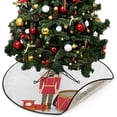 thumbnail image 5 of Coolnut Christmas Nutcracker Drum Christmas Tree Mats Waterproof Tree Skirt, Toys Train Xmas Tree Stand Tray Mat Floor Protector Pad for Holiday Party Decoration, 28.3", 5 of 6