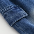 thumbnail image 6 of WOLLED Kids Boys Shorts Pants for Kids Baby Pure Colour Pocket Shorts 1-8Y Toddler Fashionable Elastic Shorts Boys Elastic Shorts, 6 of 8