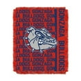 thumbnail image 2 of Gonzaga Bulldogs NCAA Triple Woven Jacquard Throw (Double Play Series) (48x60) (2-Pack), 2 of 2