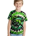 thumbnail image 4 of Gelikeya Kids Neon Tie Dye Shirt for Boys Girls Tie-Dye T-Shirt Hippes Tshirt Senior Children Tee Size 2-14 Years Age, 4 of 5