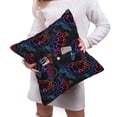 thumbnail image 6 of Bingfone Sea Turtle Linen Throw Pillow Covers Cushion Case Pocket Button Vintage Farmhouse Pillowcase for Sofa Couch Bed 18"x18", 6 of 9