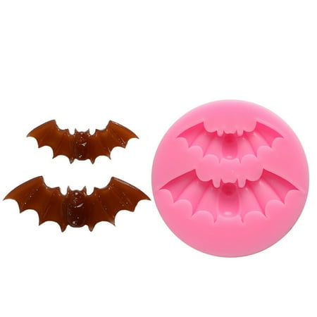 Justdolife Fondant Mold 2 Bats Designed Silicone Cake Cookie Justdolife Fondant Mold 2 Bats Designed Silicone Cake Cookie Chocolate For Pastry