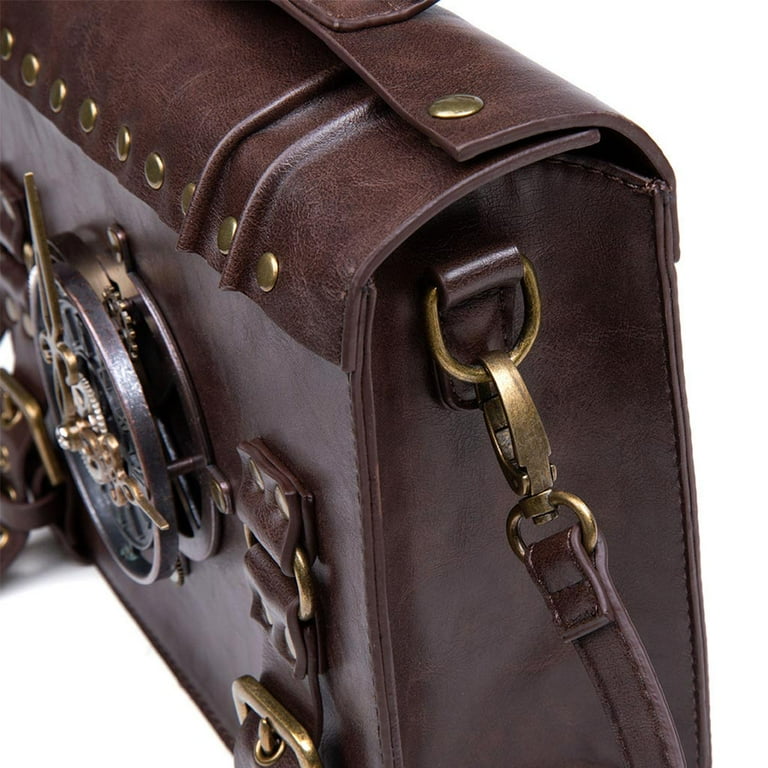 Steampunk Gear Crossbody Bags Retro Messenger Bags Gothic Shoulder Handbags Satchel Phone Pouch Walmart
