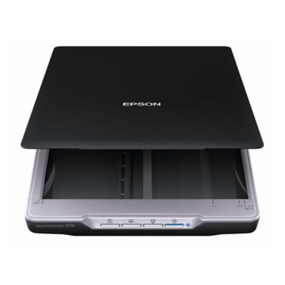 Restored Epson Perfection V19 Flatbed Photo and Document Scanner 4800 dpi High-Resolution USB Scanner (Refurbished)