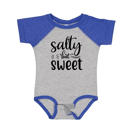 

Inktastic Salty but Sweet Gift Baby Boy or Baby Girl Bodysuit