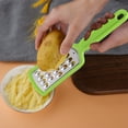 thumbnail image 7 of Handheld Cheese Grater - Cheese Grater With Soft Handle - Grater For Kitchen, Spices, Ginger - Stainless Steel Cheese Shredder - Lemon Zester To, Xinsrenus Under $5! Handheld Cheese Grater -, 7 of 7
