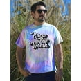 thumbnail image 2 of Know Your Worth Retro Style. Tie Dye Spiral Men -Image by Shutterstock, Male Small, 2 of 4