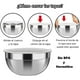 thumbnail image 5 of Bowls de Cocina, Juego de Bowl Acero Inoxidable con Tapa Hermética, 7pcs Tazones para Mezclar, Boles Mezcladores para Ensalada, Cuencos de Mezcla Apilables Ideal para Cocinar, Hornear y Preparar, 5 of 9