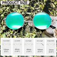 thumbnail image 3 of Joopin Gafas de Sol Redondas Polarizadas con Lentes Verdes Espejadas UV400, 3 of 6