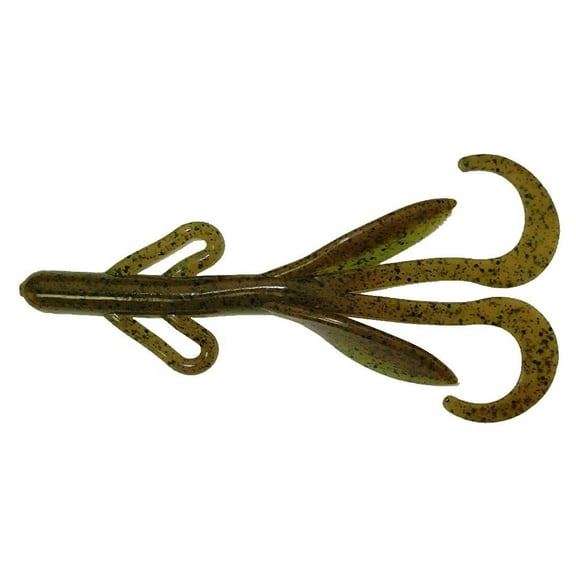 Big Bite Baits Soft Plastic Creature Bait (Pumpkin Chartreuse Laminate, 4 inch)