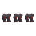 thumbnail image 2 of Transemion 2pièces Genou Réglable Soutien Compression Manches Léger et Durable Antidérapant Genouillère Rouge S 3Set, 2 of 6