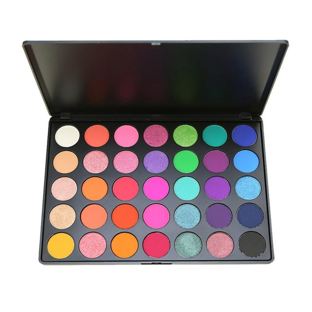 de de maquillaje de de ojos mate de 35 colores de pigmentación, de cosméticos de de ojos mezclable para maquillaje 04 Sunnimix Paleta de sombras de ojos