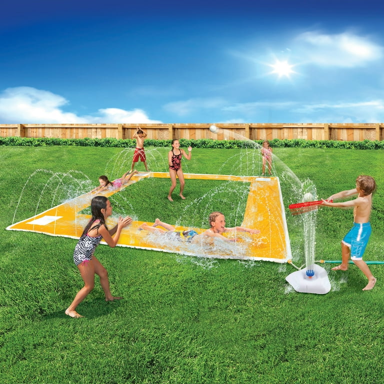 Banzai Home Run Splash Baseball Slide Kids 14 feet x 14 feet