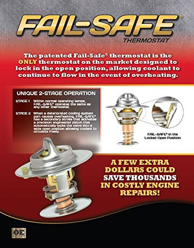 180 °F Motorad 7335-180 Fail-Safe Thermostat 