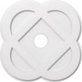 thumbnail image 1 of Ekena Millwork CMP24CE-04000 24 in. OD x 4 in. ID Square Charlotte Architectural Grade PVC Contemporary Ceiling Medallion, 1 of 1