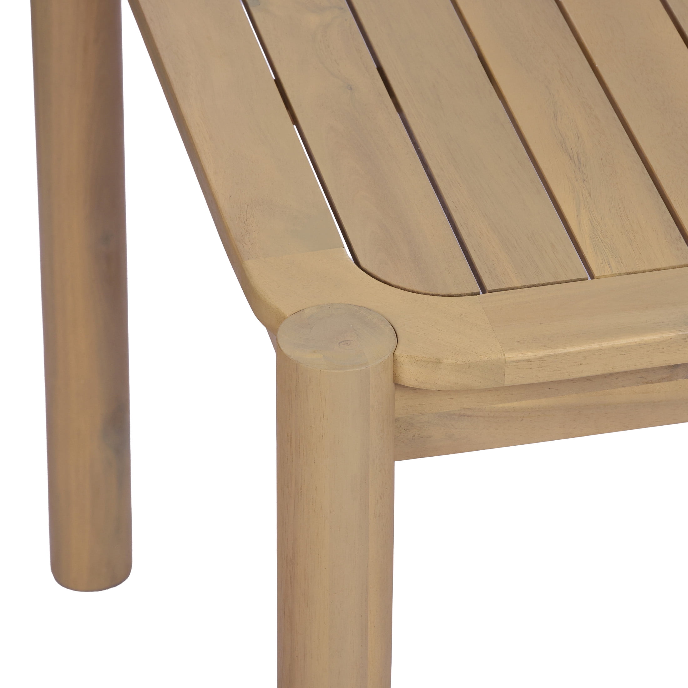 Christopher Knight Home 70.75" Outdoor Patio Acacia Wood Rectangular Dining Table for 4-6, Light Teak