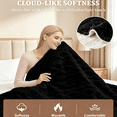 thumbnail image 4 of GARVEE Heated Blanket 84"X90" Queen Size Dual Control Electric Blanket with 10 Heating Level & 1-10 Hour Auto Off,Machine Washable,Black, 4 of 9
