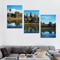 thumbnail image 4 of Nawypu  Ancient Khmer Cambodia&nbsp;Architecture Canvas Art Print Wall Decor - 12''x16''X3 Panels, 4 of 4
