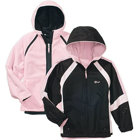 Girls' Reversible Hooded Jacket