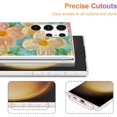 thumbnail image 5 of Case for Samsung Galaxy S22 Ultra, Colorful Retro Oil Painting Print Flowers Laser Glossy Cute Exquisite Floral Blossom Phone Cover Stylish Durable TPU Protective Case for Girls Women - Green, 5 of 17