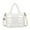 White, variant on Dengmore Women's Tote Bag Large Shoulder BagTote Padded Winter Handbag Space Tote Bag Feather Shoulder Bag Shopping