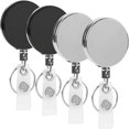 thumbnail image 1 of Heavy Duty Metal Retractable Keychain with Belt Clip, Retraction, 31.5" Steel Cable, Key Chain Retractor, ( 4 Pack), 1 of 5