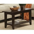 thumbnail image 2 of Shaker Cottage Bench with Open Shelf, Chocolate, 2 of 5