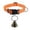 Orange, variant on Gytml Livestock Goat Collar with Brass Bell, Adjustable Nylon Anti-Lost Sheep Cow Collar, Farm Pasture Grazing Tracking Collar for Outdoor Farm Cattle Goat Sheep(Yellow-30-45CM)