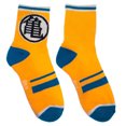thumbnail image 3 of Dragon Ball Z 3-Pair Pack of Quarter Crew Socks, 3 of 4