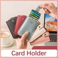 thumbnail image 5 of Concealed Pull-out Type ID Card Bag Storage Wallet Multi-purpose Credit Card Slot With Snap Button Business Card Storage Case, 5 of 6
