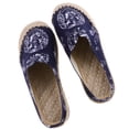 thumbnail image 4 of 8 tamaños Suela de goma transpirable resistente al desgaste Pisos ligeros Zapatos de punta redonda Lino Estilo chino Mocasines sin cordones 43 Soledad Zapatos de estilo étnico, 4 of 10