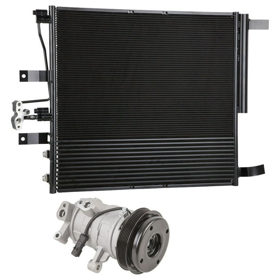 For 2013 Dodge Ram 1500 4.7L AC Compressor w/ A/C Condenser & Drier - BuyAutoParts