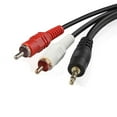 thumbnail image 2 of 3.5mm 1/8‘‘ Male Stereo Mini Plug Jack To 2 RCA Stereo Phone Computer Audio Speaker Cable, 2 of 4
